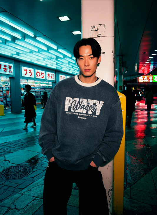 Rino7 WaveCore Vintage Crew