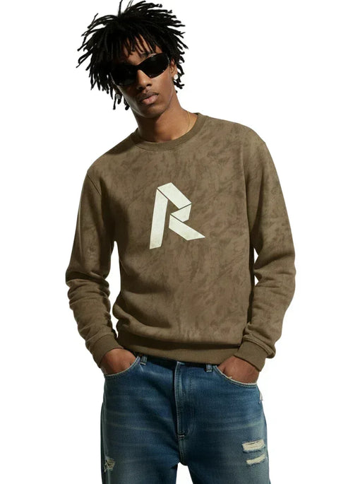 Rino7 Rustic Monogram Sweatshirt