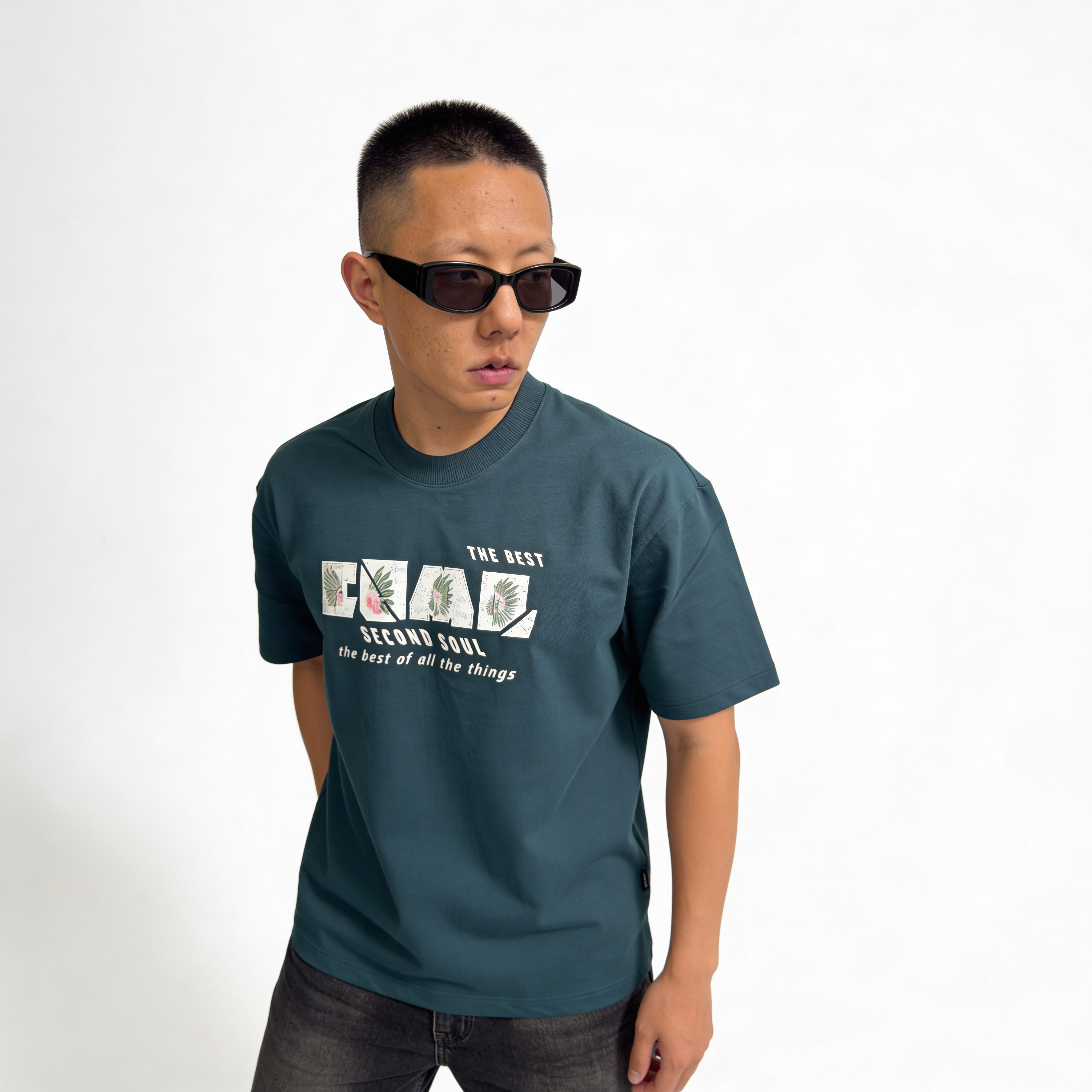 RINO7 Second Soul Graphic Print Regular Fit T-Shirt
