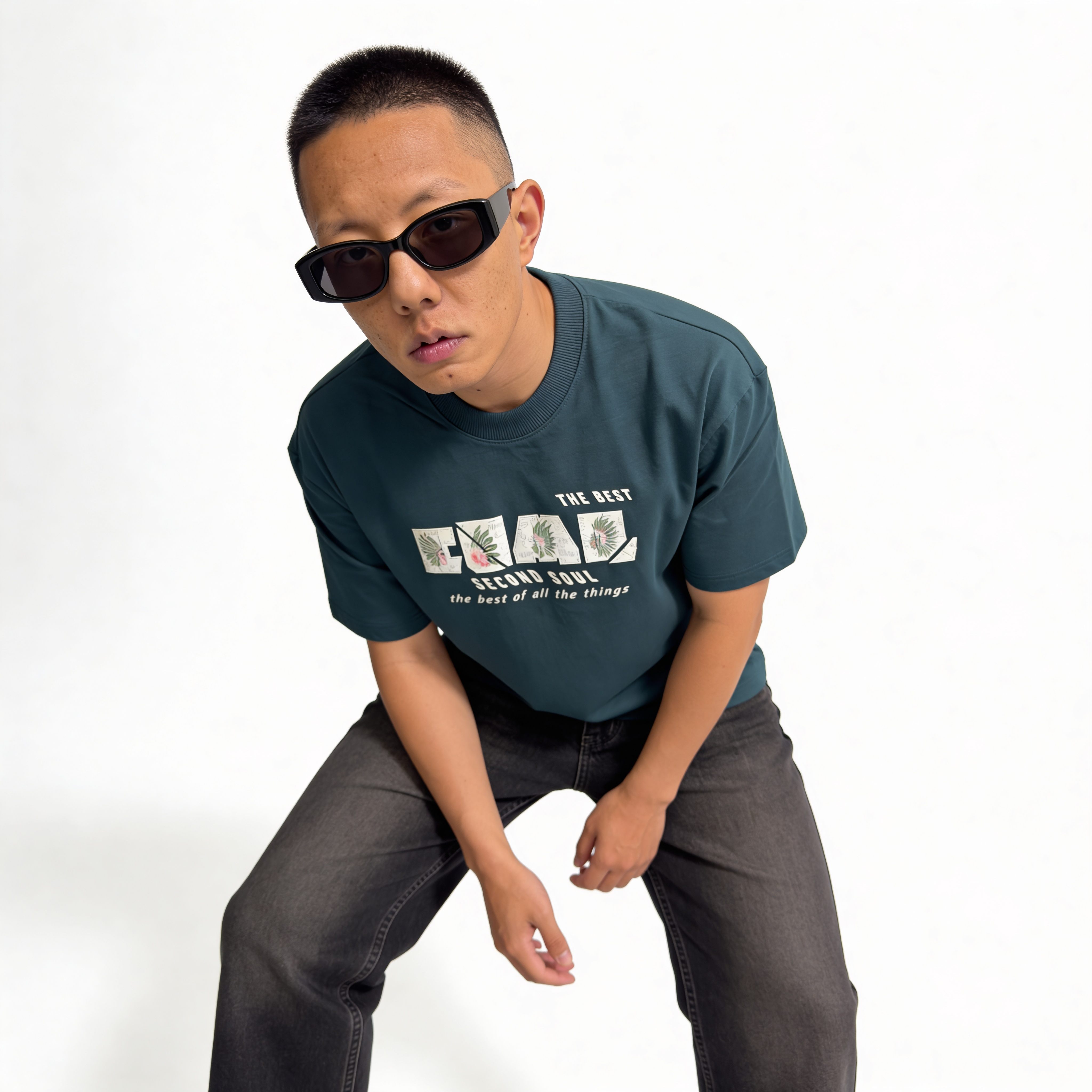 RINO7 Second Soul Graphic Print Regular Fit T-Shirt