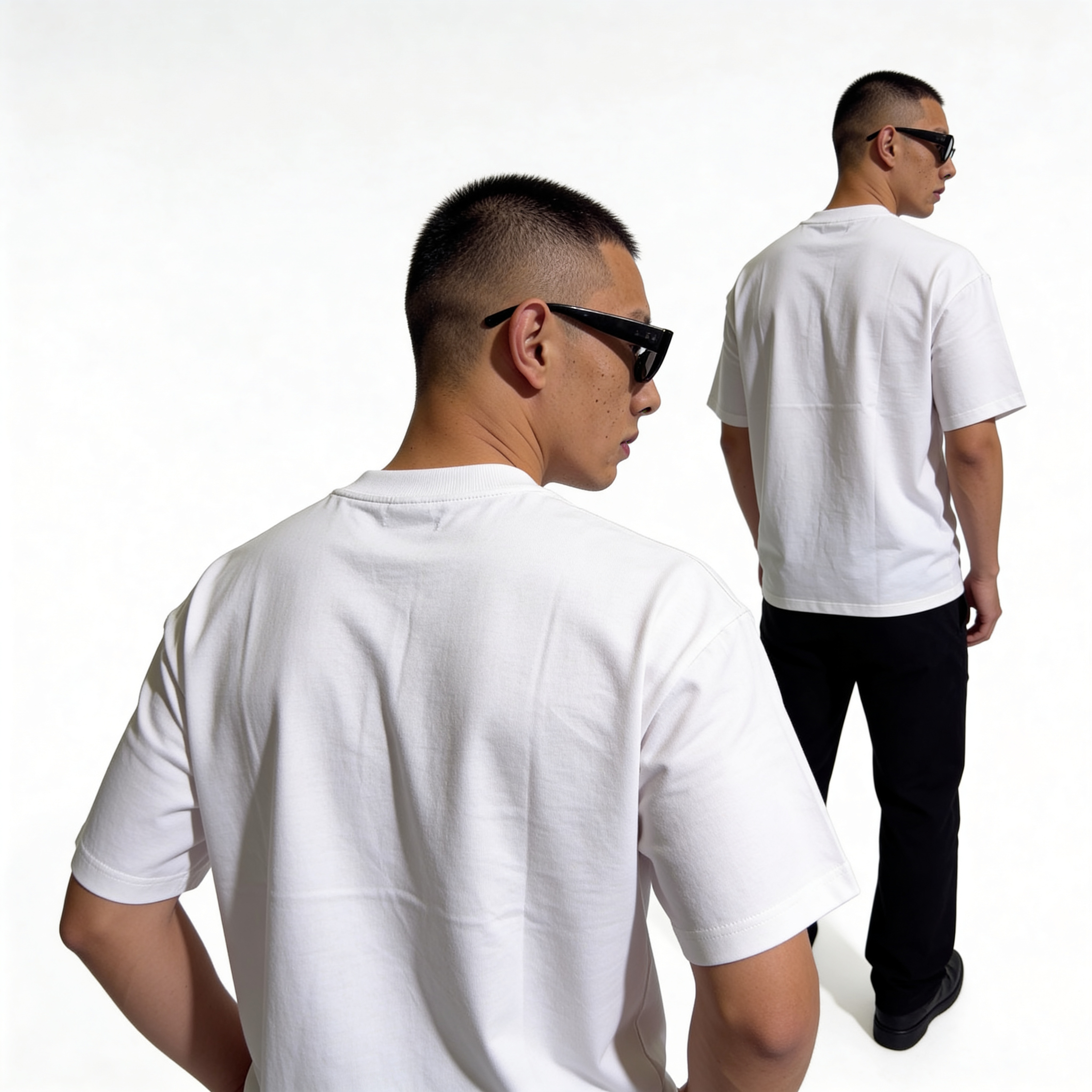 RINO7 East Side Graphic Printed Regular Fit T-Shirt